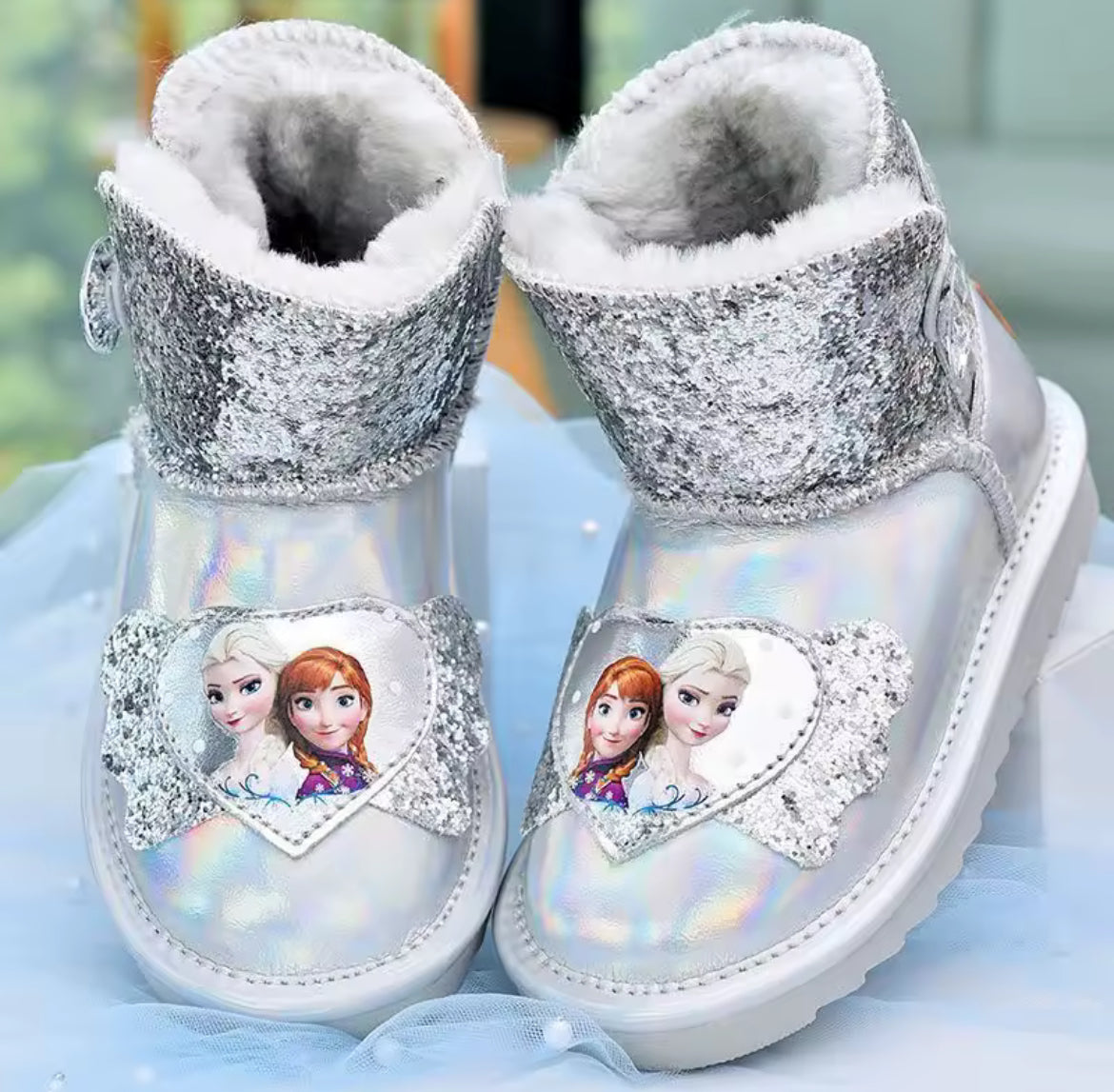 Princess Winter Boots Plush, Warm & Waterproof