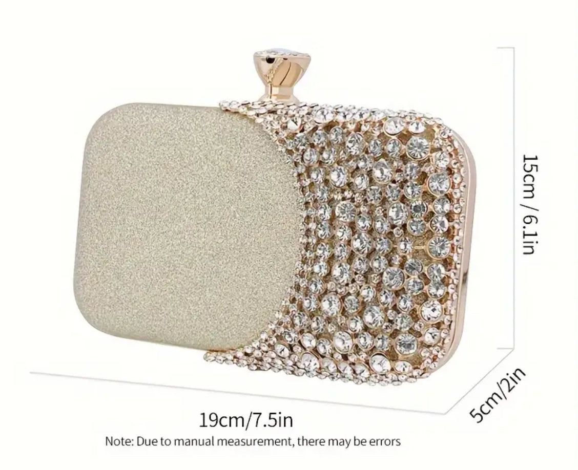 “Vintage Crystal” Beaded Clutch