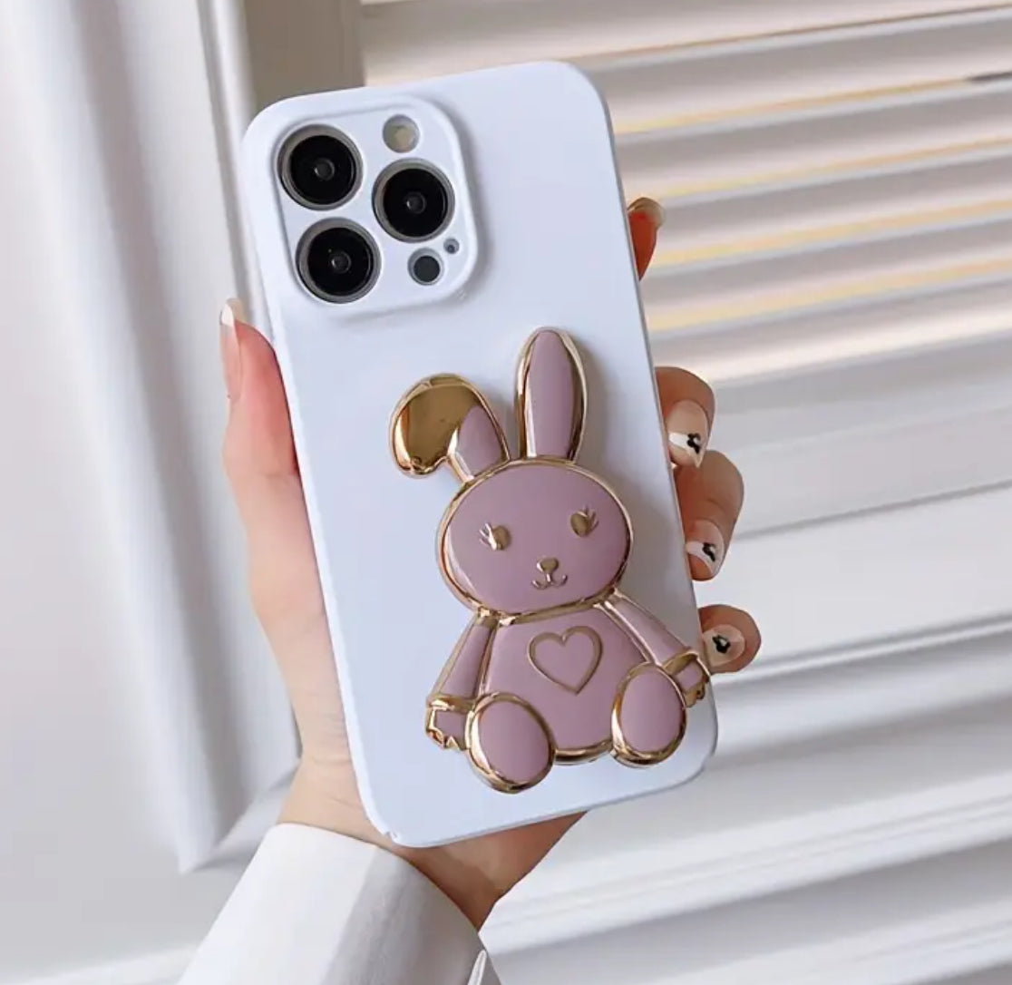 Folding Ear “Love Rabbit” Mobile Phone Grip & Stand