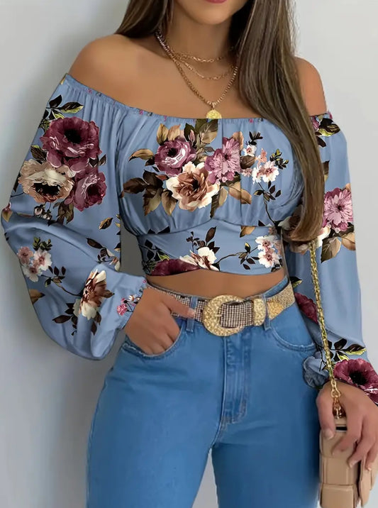 Elegante blusa de manga larga con lazo en la espalda, colección para adolescentes