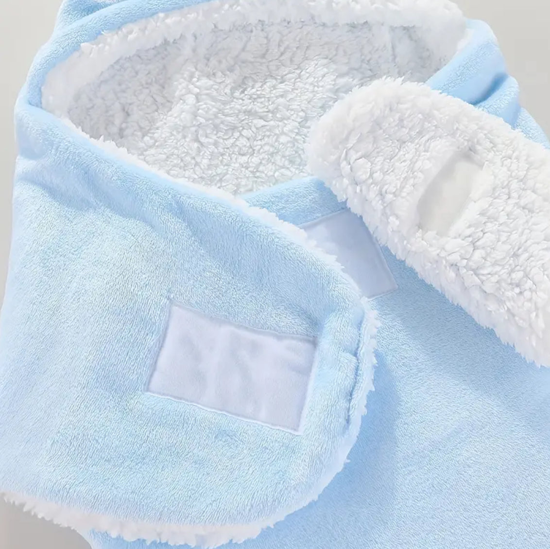 ‘Flannel Baby Friends’ Thickened Soft Swaddling Blanket, Soft Sleeping Bag