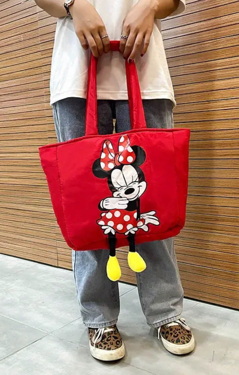 Bolso de mano de Minnie Mouse de Disney, gran capacidad