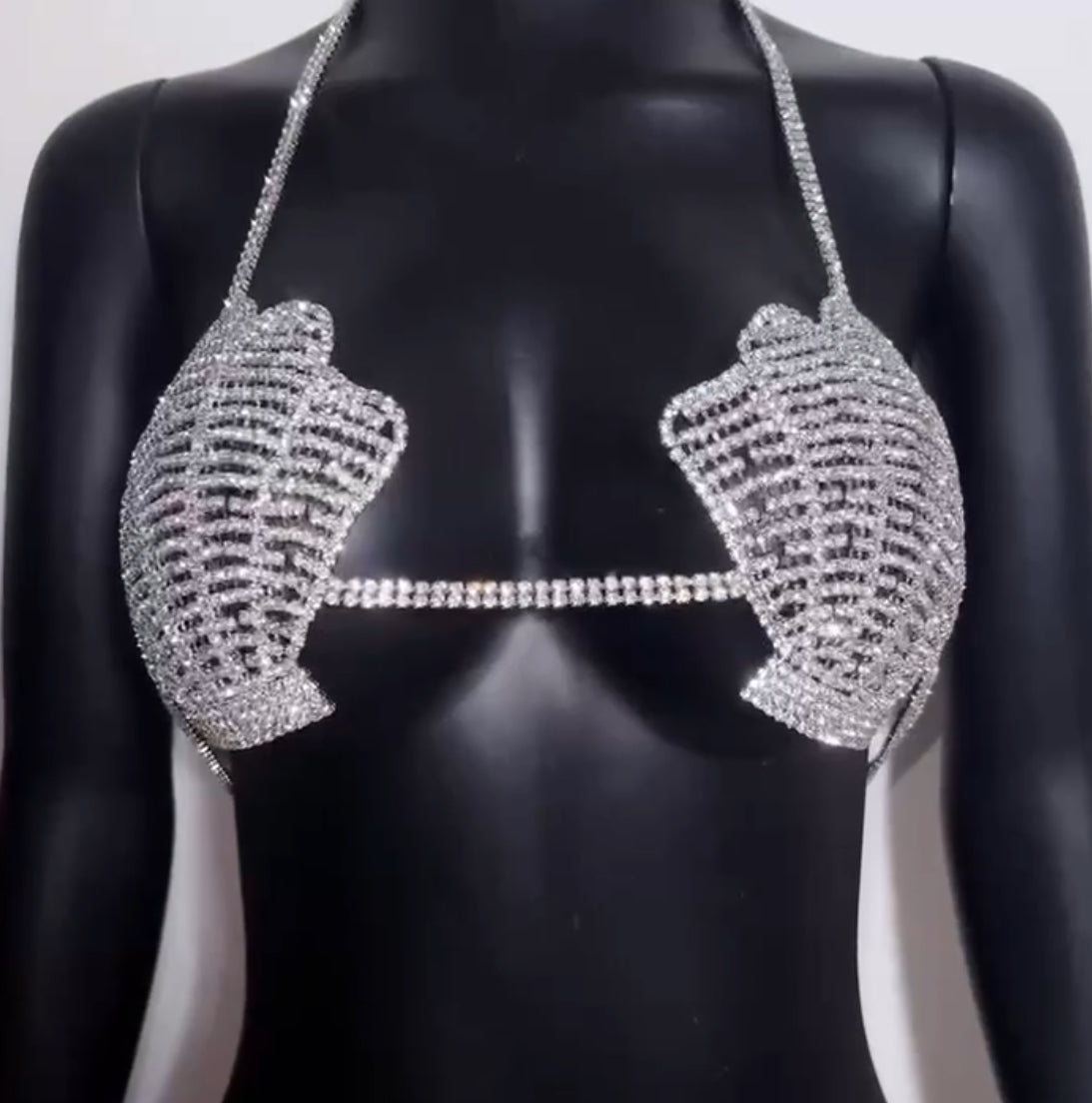 ‘Rhinestone Sea Shells’ Glamorous Bikini Body Chain