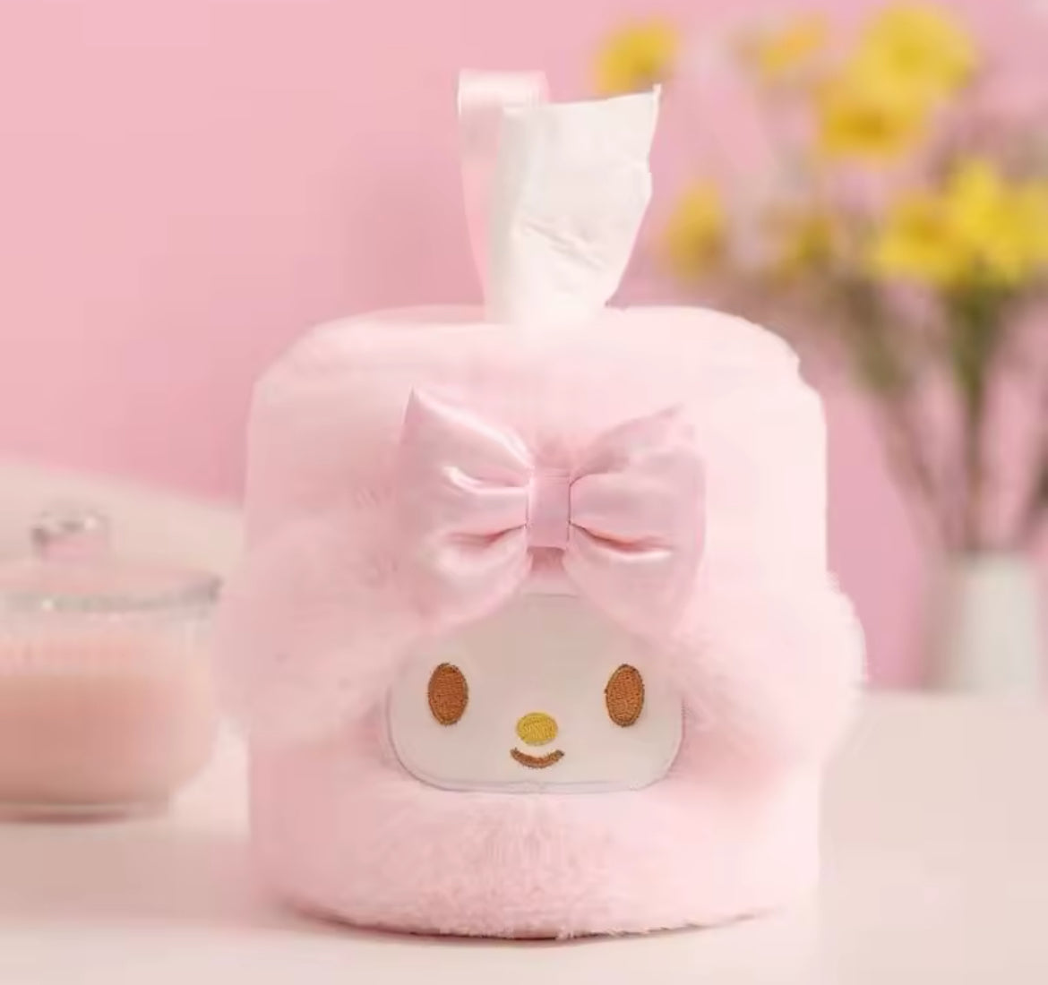 “Melody” Sanrio Hello Kitty & Friends, Faux Plush Tissue 2 Piece Set