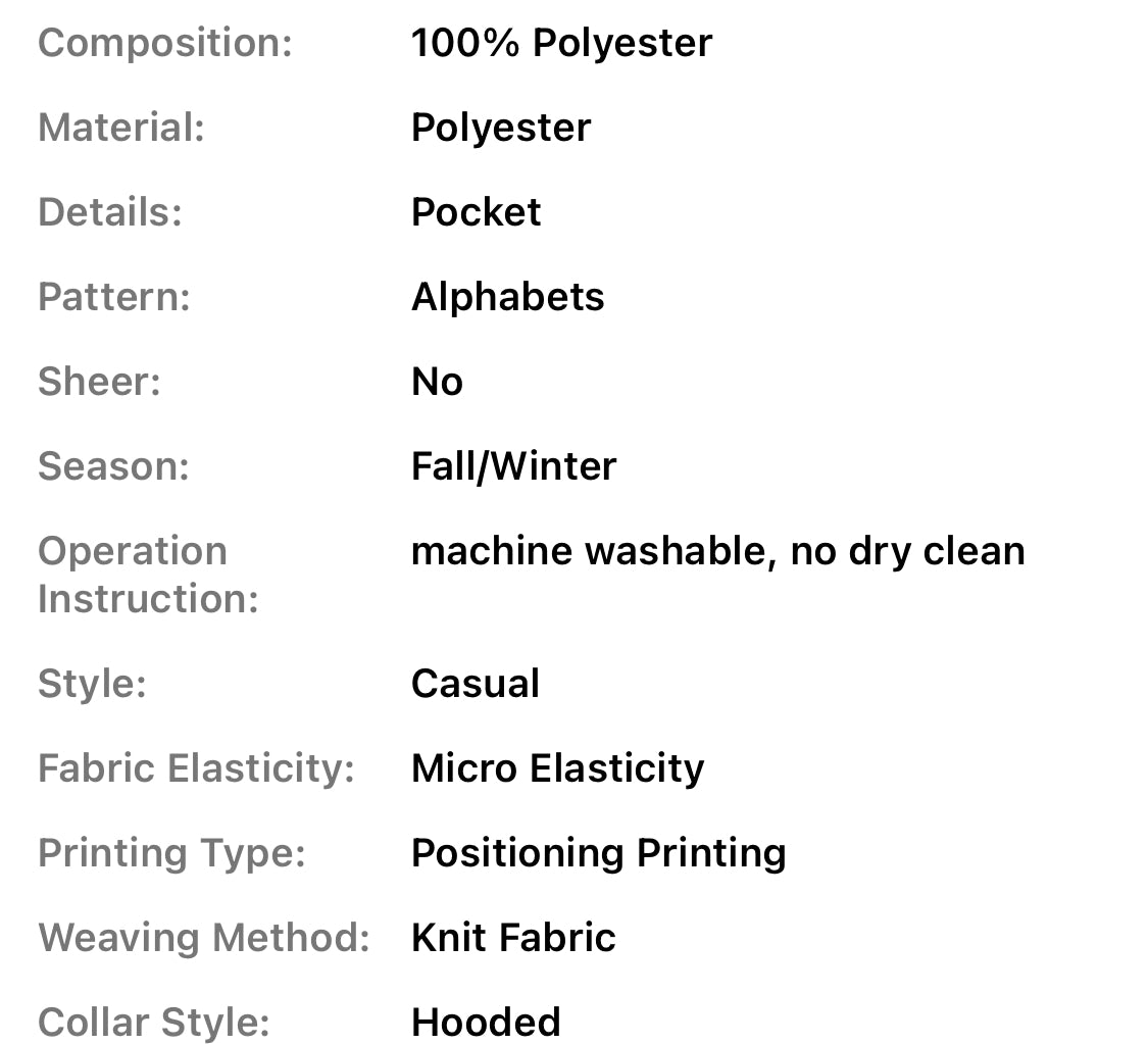 ‘WTF’ Women’s Drawstring Hoodies Sweatshirt