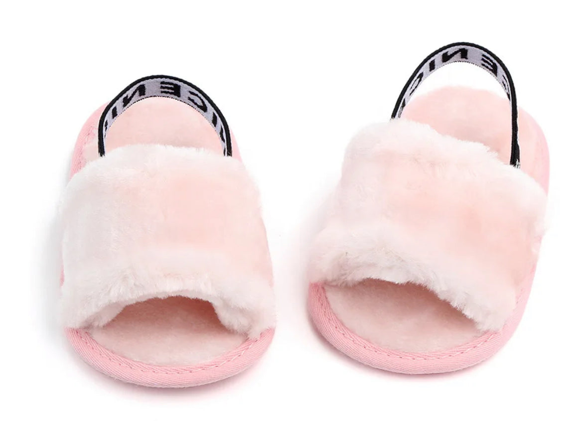Sleeping Beauty Princess Baby Slippers, Casual, Soft Sole, 0-18M Glam ✨ Baby Collection