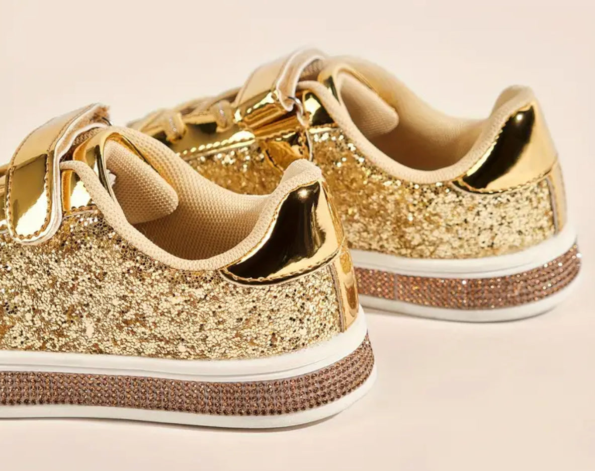 Glitter Tennis Shoes, Girls