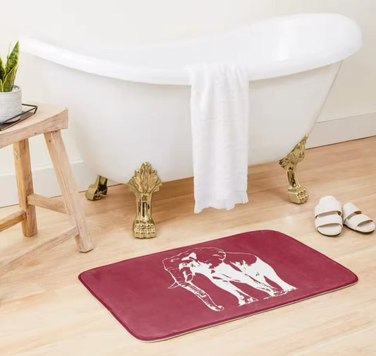 Alabama Crimson Tide, Bath/ Kitchen Mat, Bathroom Rug