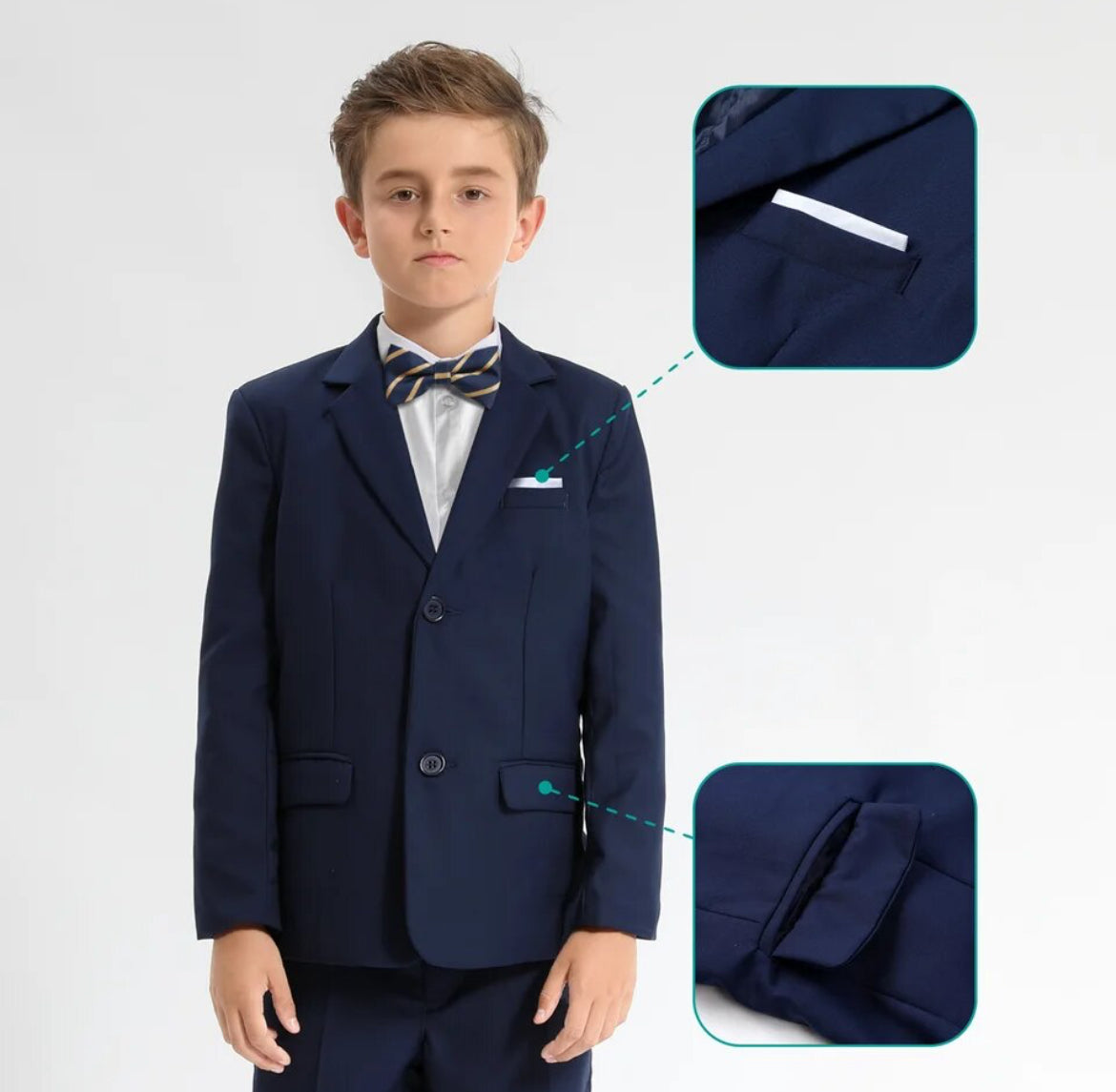 El traje elegante y dominguero para adolescentes