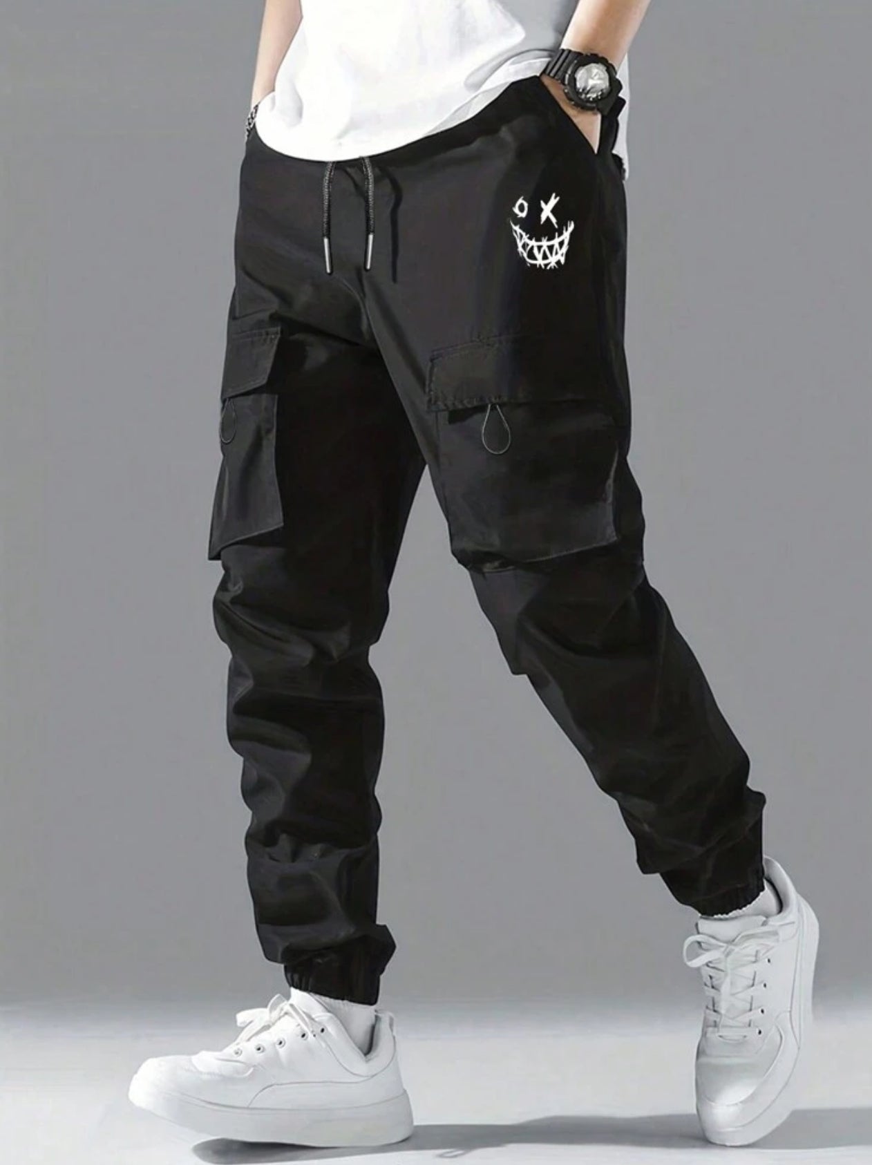 Joggers, Seasonal Casual Drawstring Cargo Pants,Youth