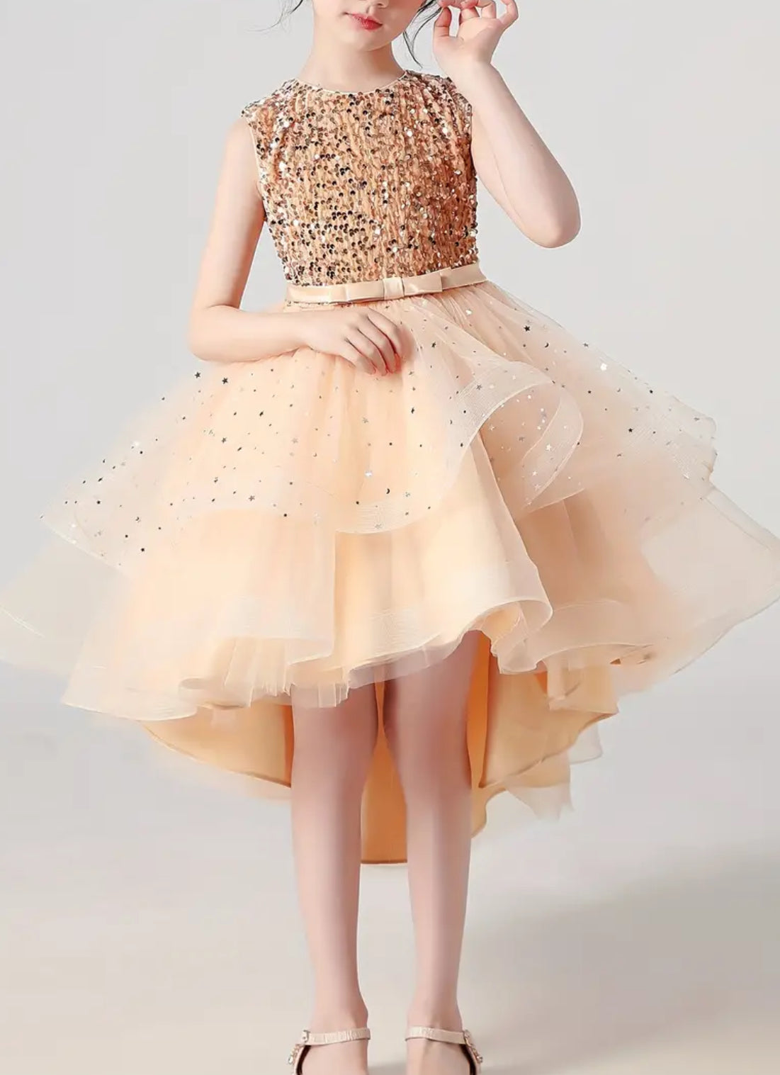 “Sparkling & Divine” Princess Dress With Train, Teens