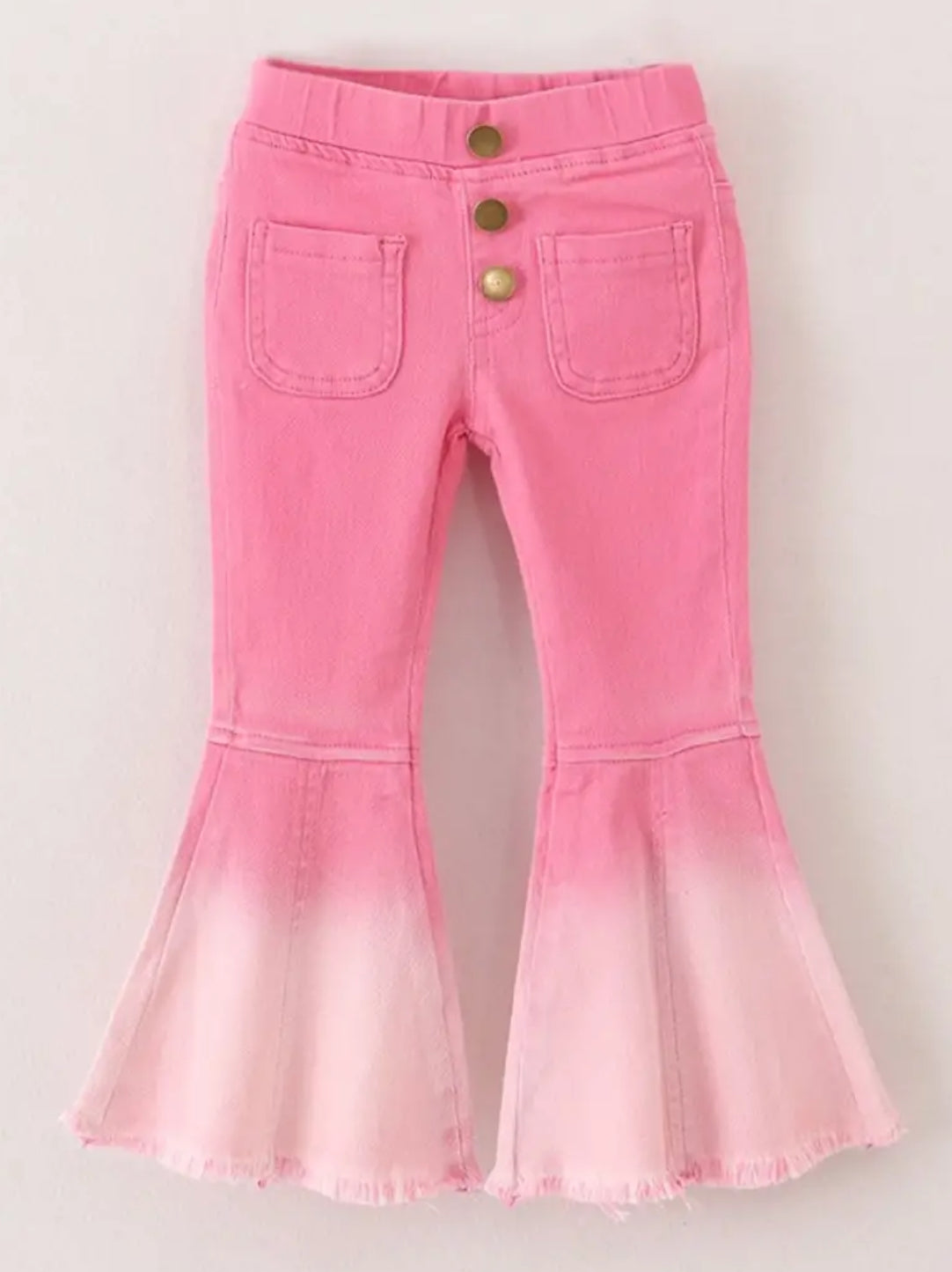 🌸 Flared Denim Pants for Girls - Casual, Fashionable, and Versatile