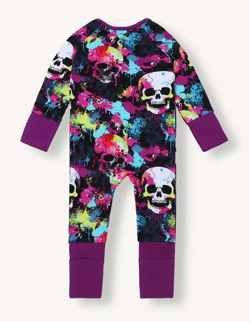 Halloween Bamboo Fiber Casual Long Sleeve Romper, Toddler & Infant Bodysuit