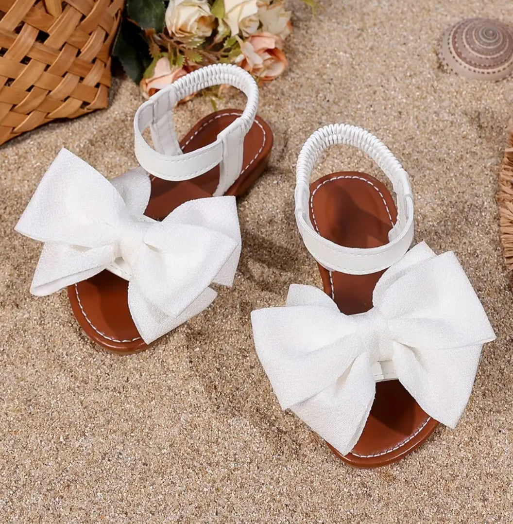 Girls ‘HEATHER’ Chic Bow Beach Sandals