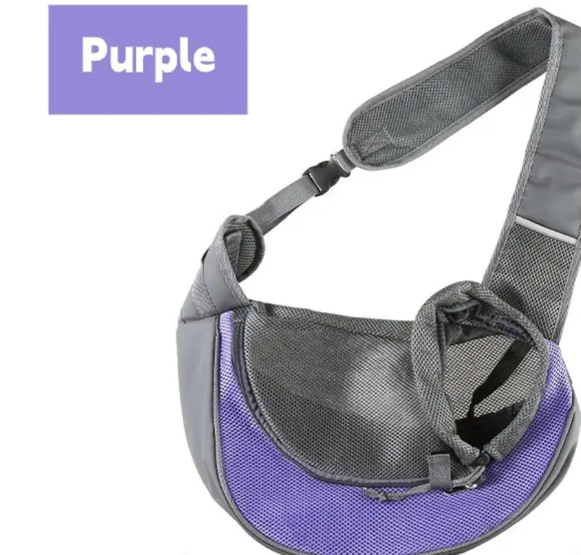 “Puppy Love” or Kitty 🐱 Comfortable Pet Sling Carrier, Breathable Mesh & Oxford Fabric