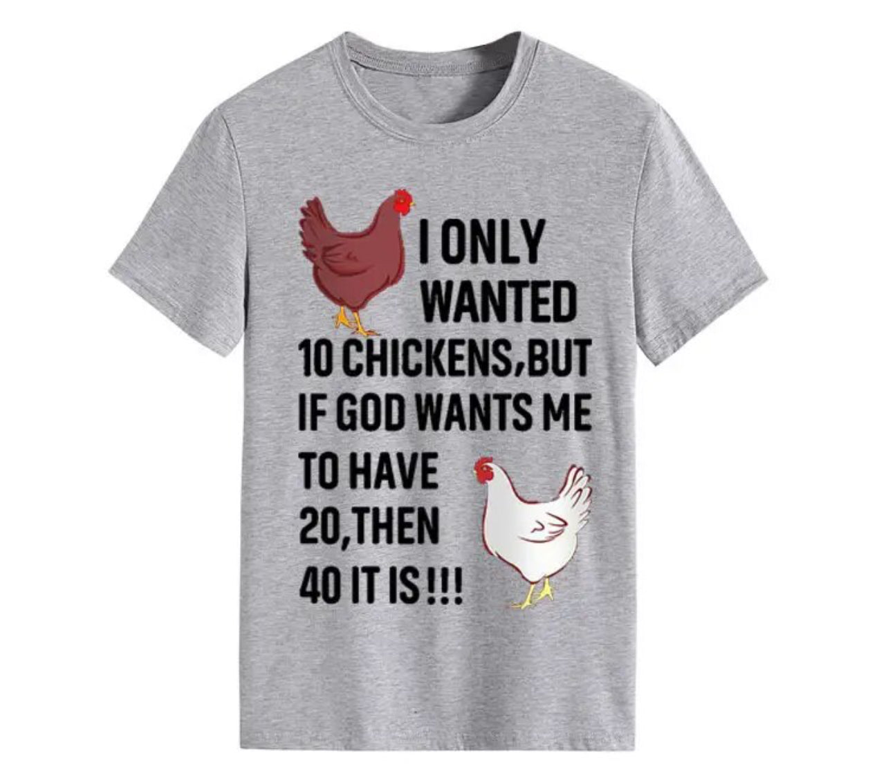 I Only Wanted 10 Chickens T-Shirt