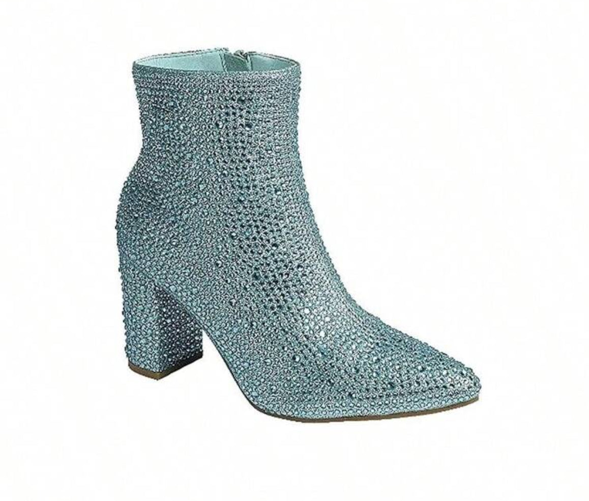 “Giselle” Rhinestone Booties Forever