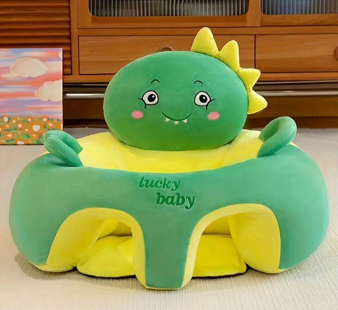 Baby Support- Learning Sitting Seat Sofa, Plush Soft