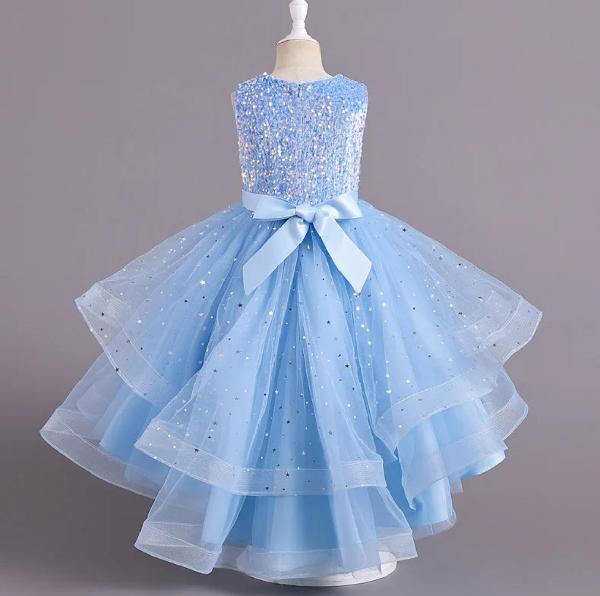 “Summer Sequins” Sleeveless Princess Dress