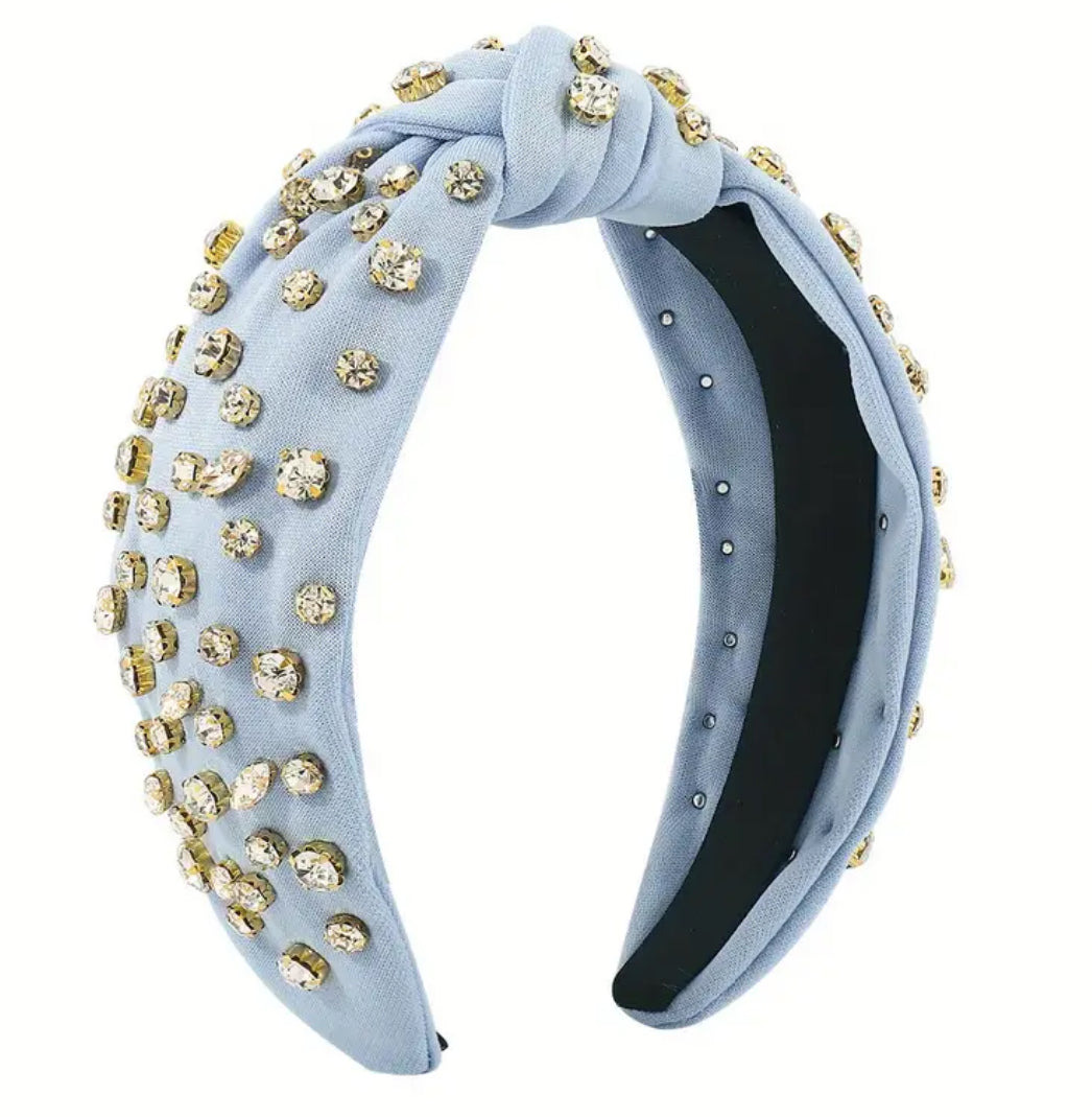 Girls , 1pc Baroque, Light Luxury Headband With Rhinestone