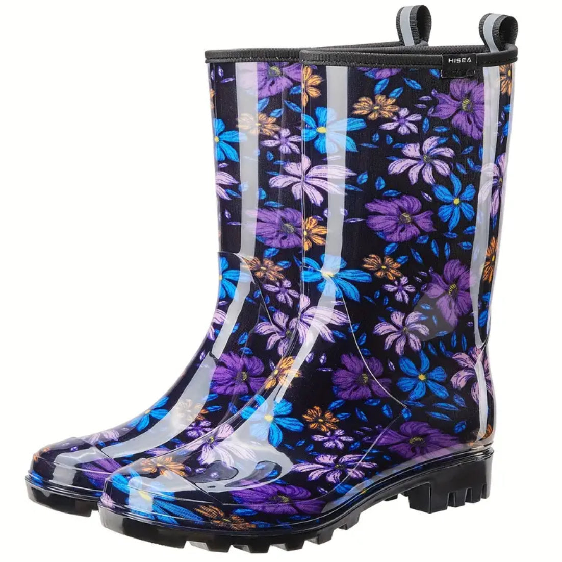 Posh 💋 Women's Rain Boots Waterproof, Mid Calf Garden Boots for Women