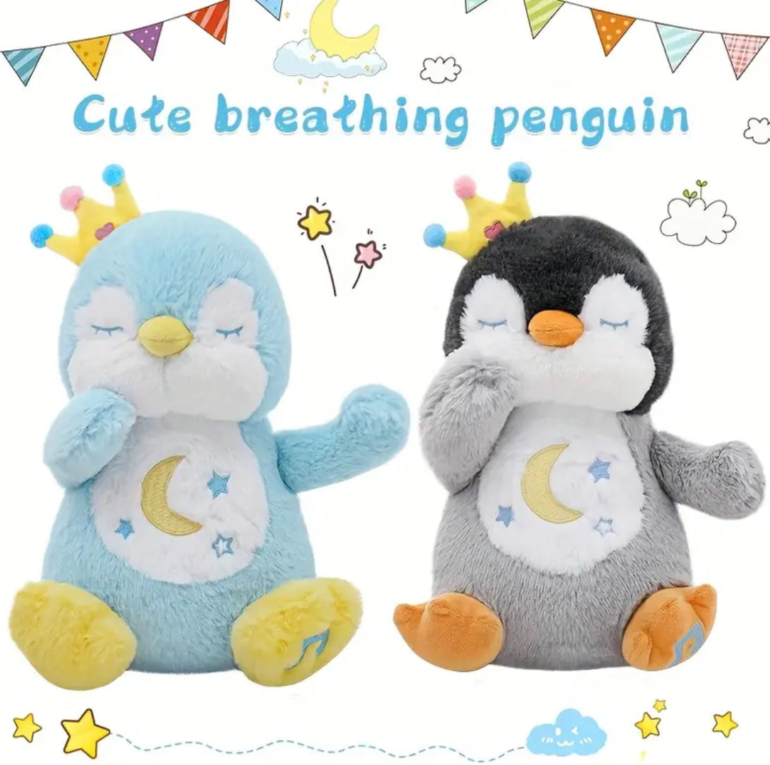 “Sleepy Buddies” Plush Toy with Sound, Featuring Soft Music & Timer