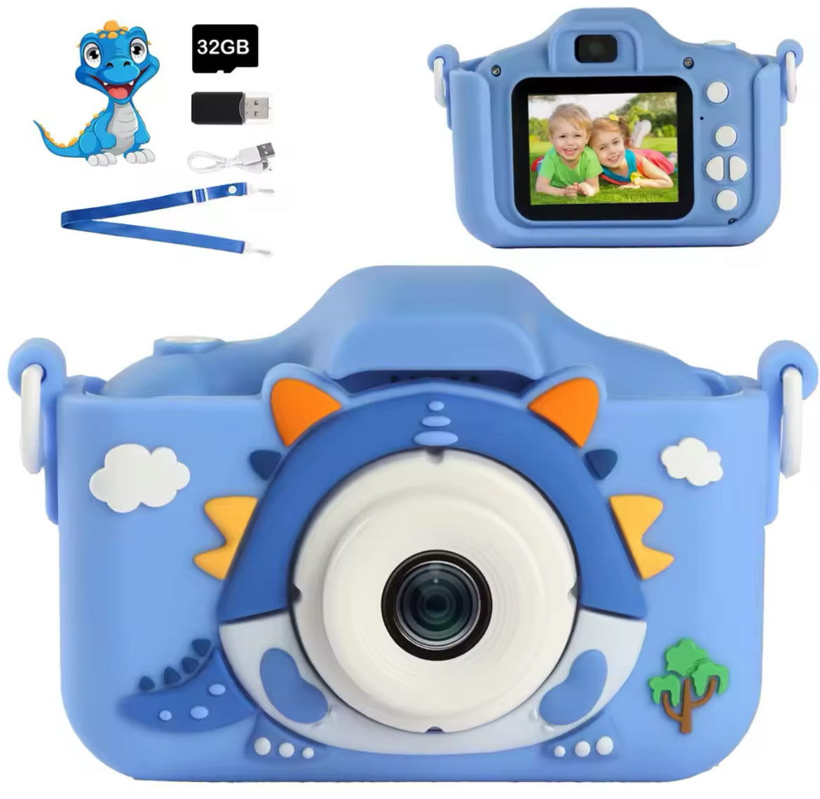 Children’s 1080P HD Digital Camera. With 32G SD Card 🦖🦕