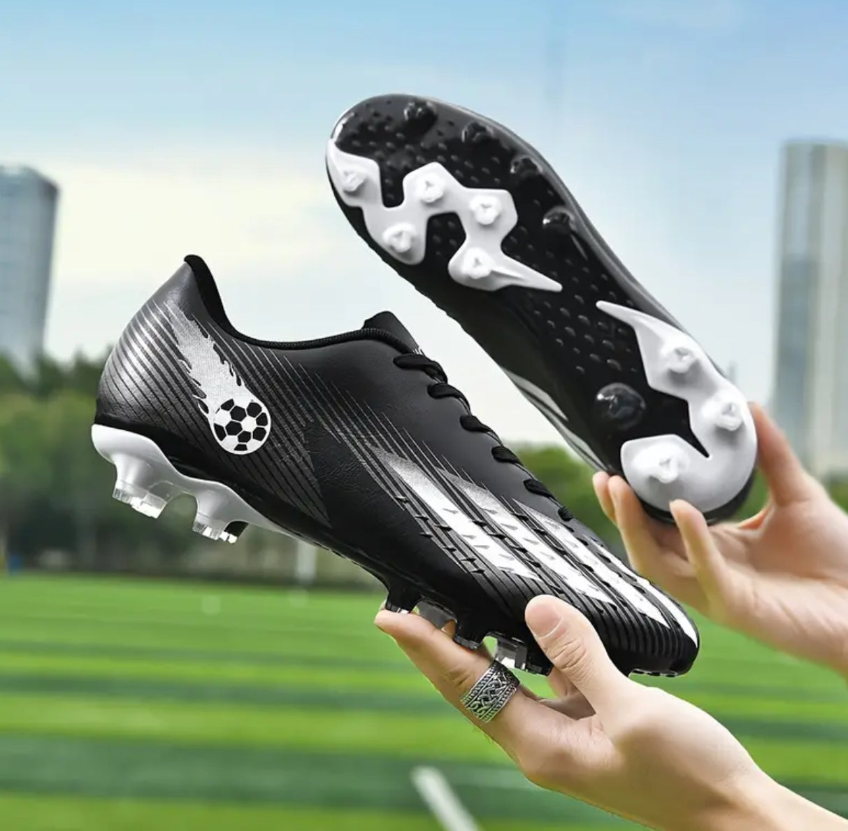 Boy's Non Slip Football Cleat With Spikes