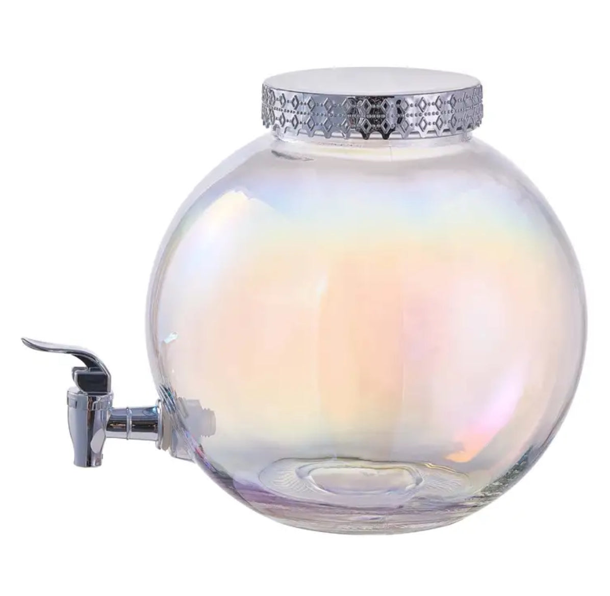 “Holiday Glass Ornament” 1.5-Gallon Beverage Dispenser