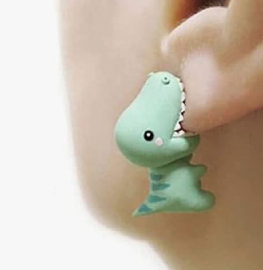 “Dinosaurs, Puppies & Hippos” 🦛 Fun Clay-bite Jewelry 🦖Accessories, 1 Pc