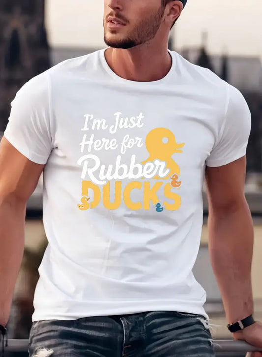 “Rubber Ducks” Men's Crew Neck, T-Shirt, Up To 3XL