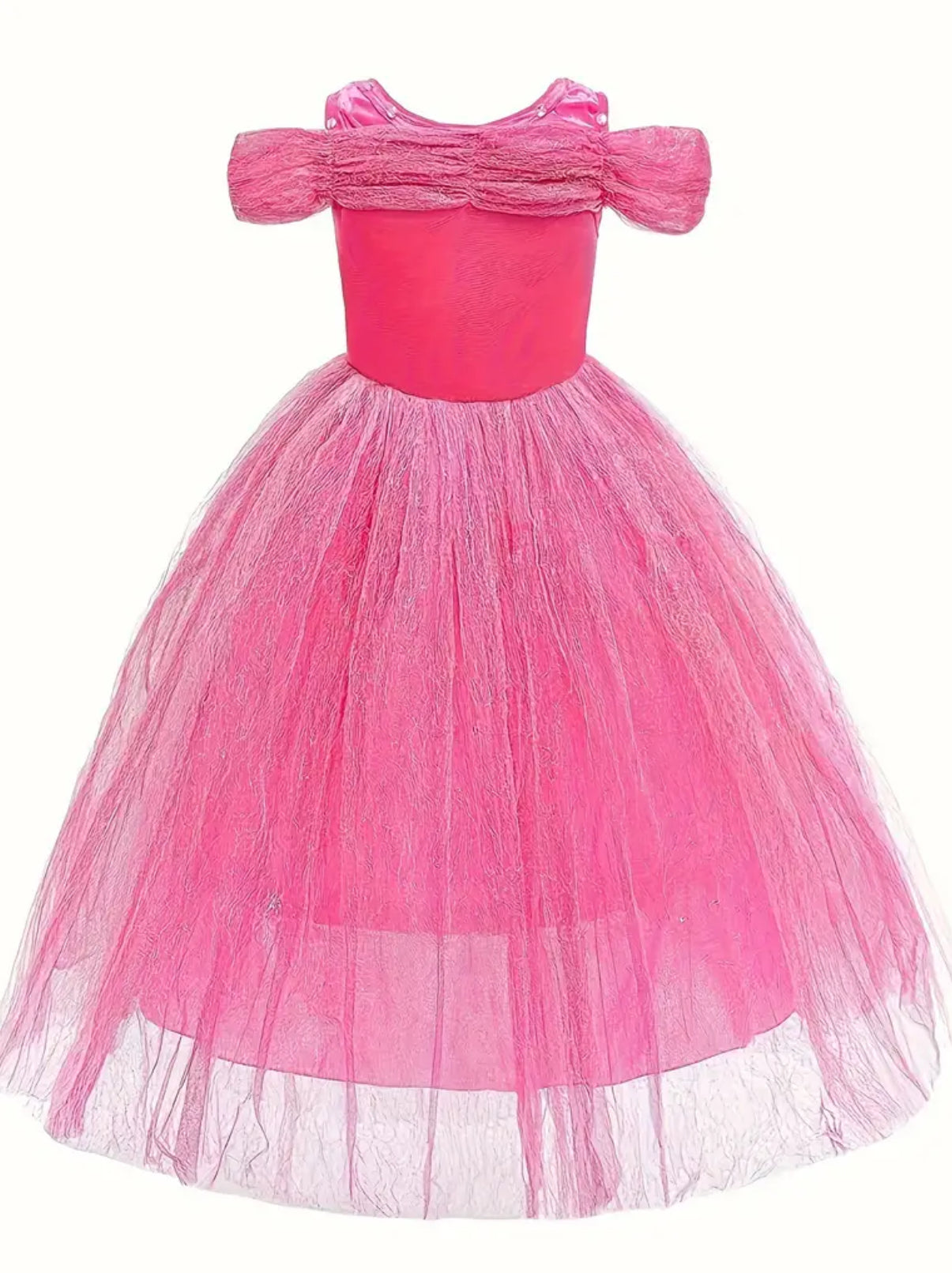 Pretty in Pink, Princess Twinkle LED Light Up Dress with Star Detail