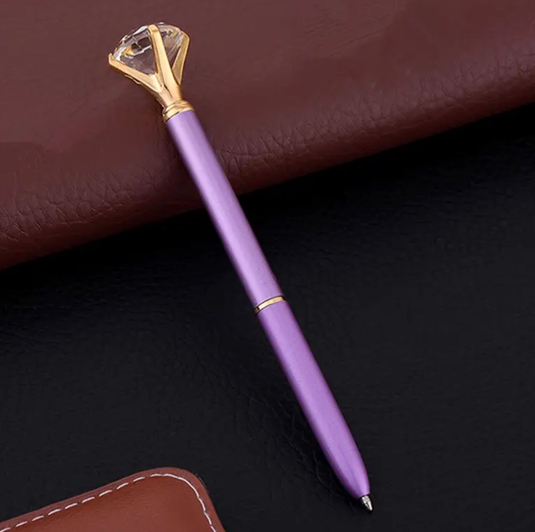 Elegant, Diamond Ballpoint Pen