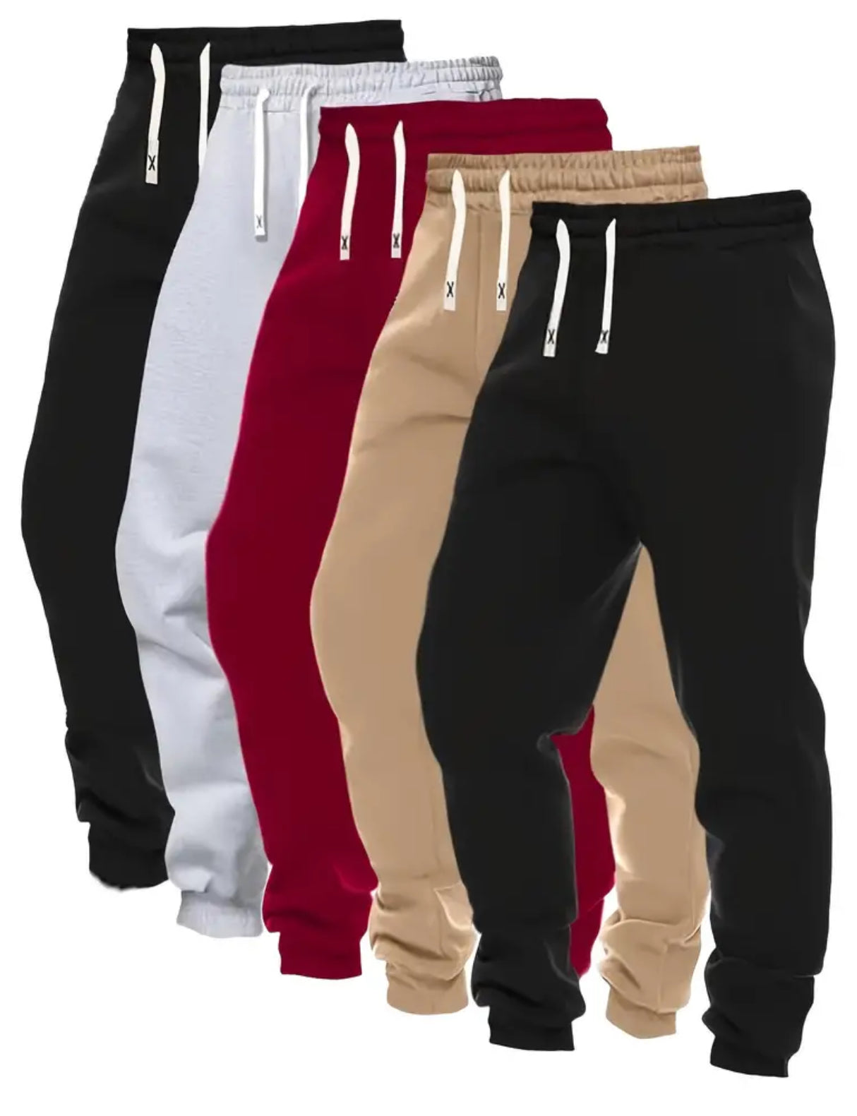 Pantalones deportivos, joggers deportivos cómodos, casuales, colores sólidos, para jóvenes