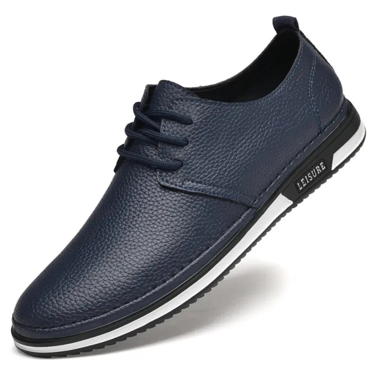 Nuevos zapatos de vestir de cuero genuino para hombre de estilo británico