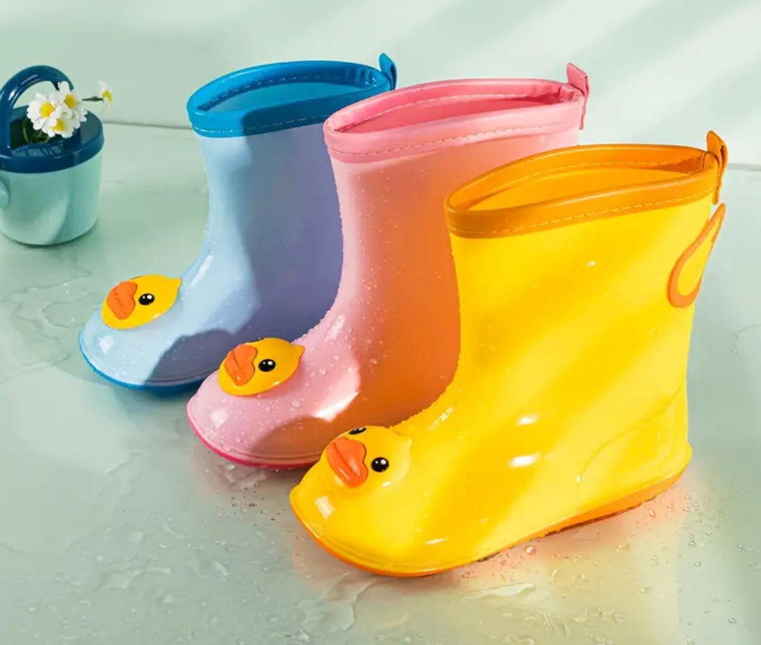 Botas de lluvia B.Duck para niños y niñas, impermeables