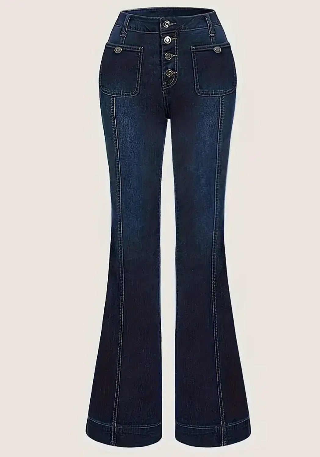 Retro Elegant Denim Jeans