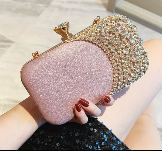 “Vintage Crystal” Beaded Clutch