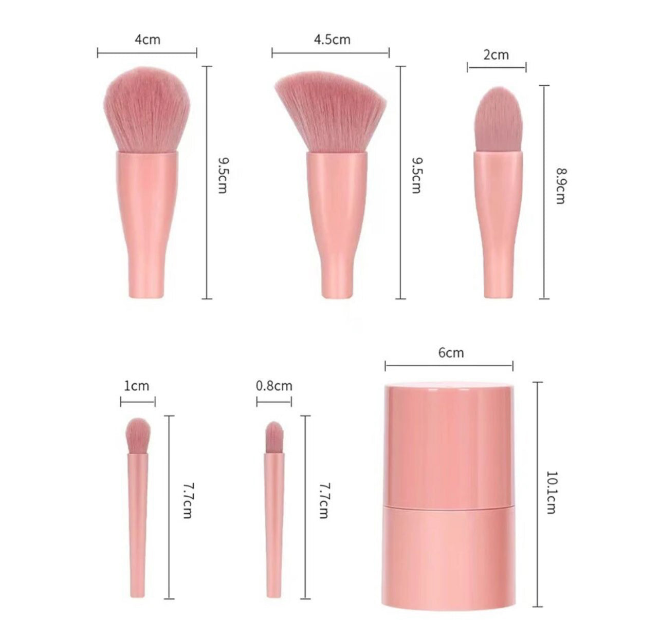 Luxury Rhinestone Makeup Brush Set, Organizer