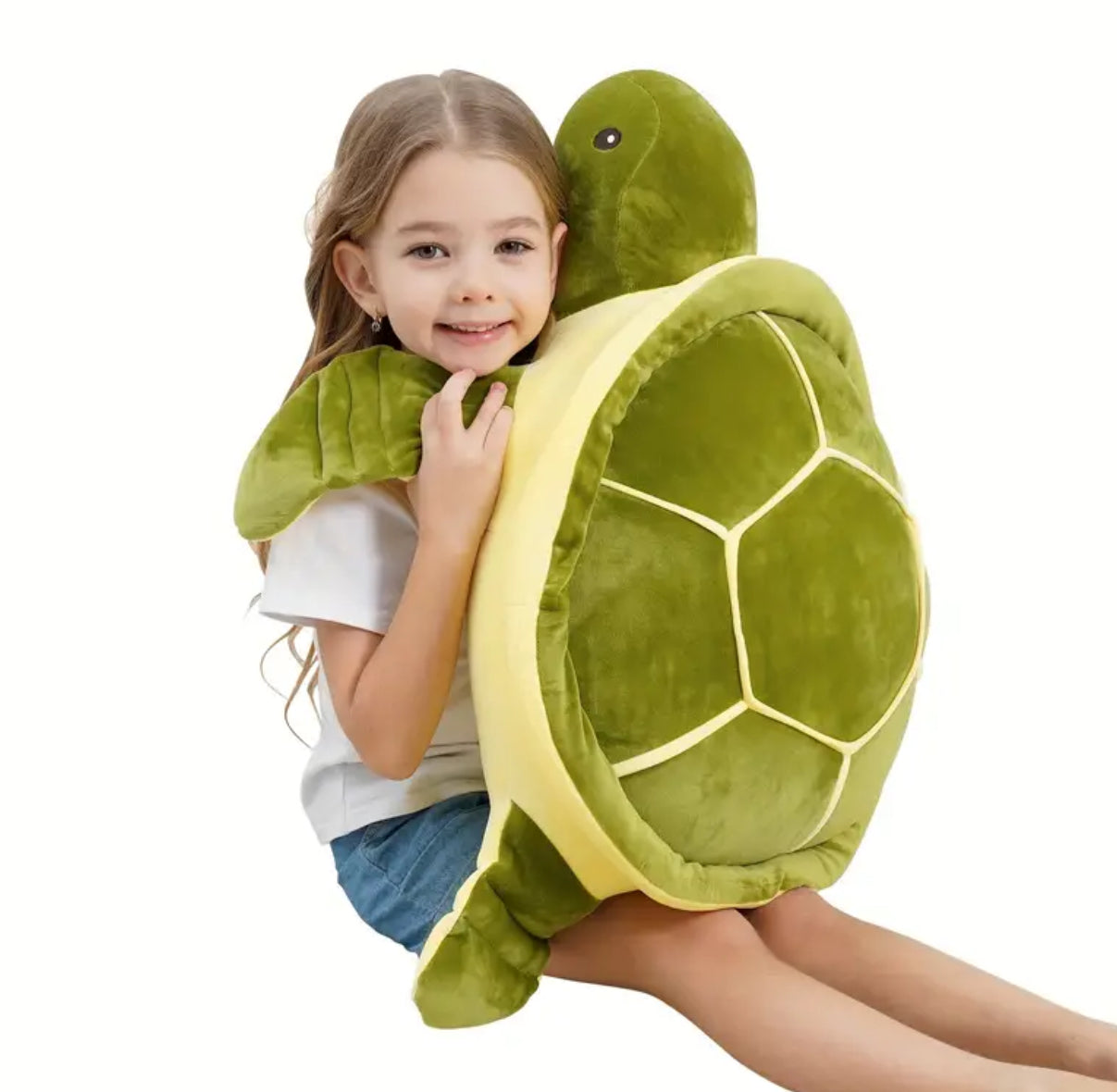 “Hey Dude” Sea Turtle, Jumbo Plush Huge Pillow