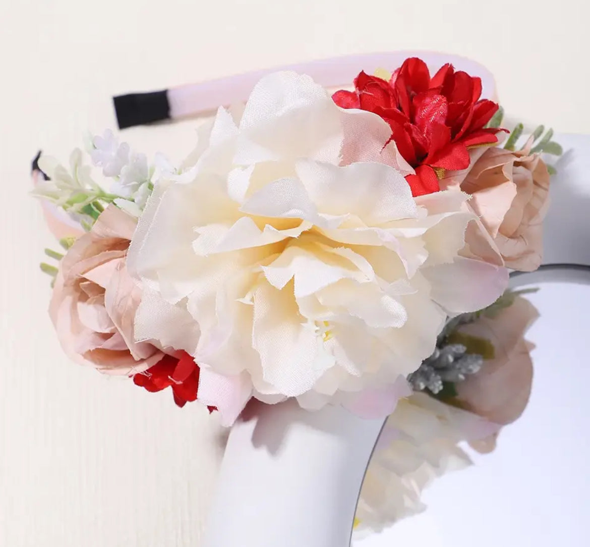 1pcs “Flower Crown” Headband, Bride Wedding, Hair Accessories