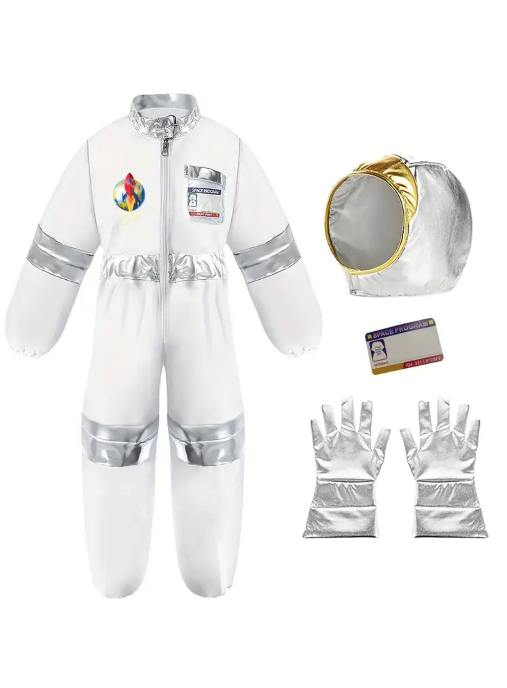 Astronaut Costume - Space Jumpsuit for Boys & Girls Dress Up