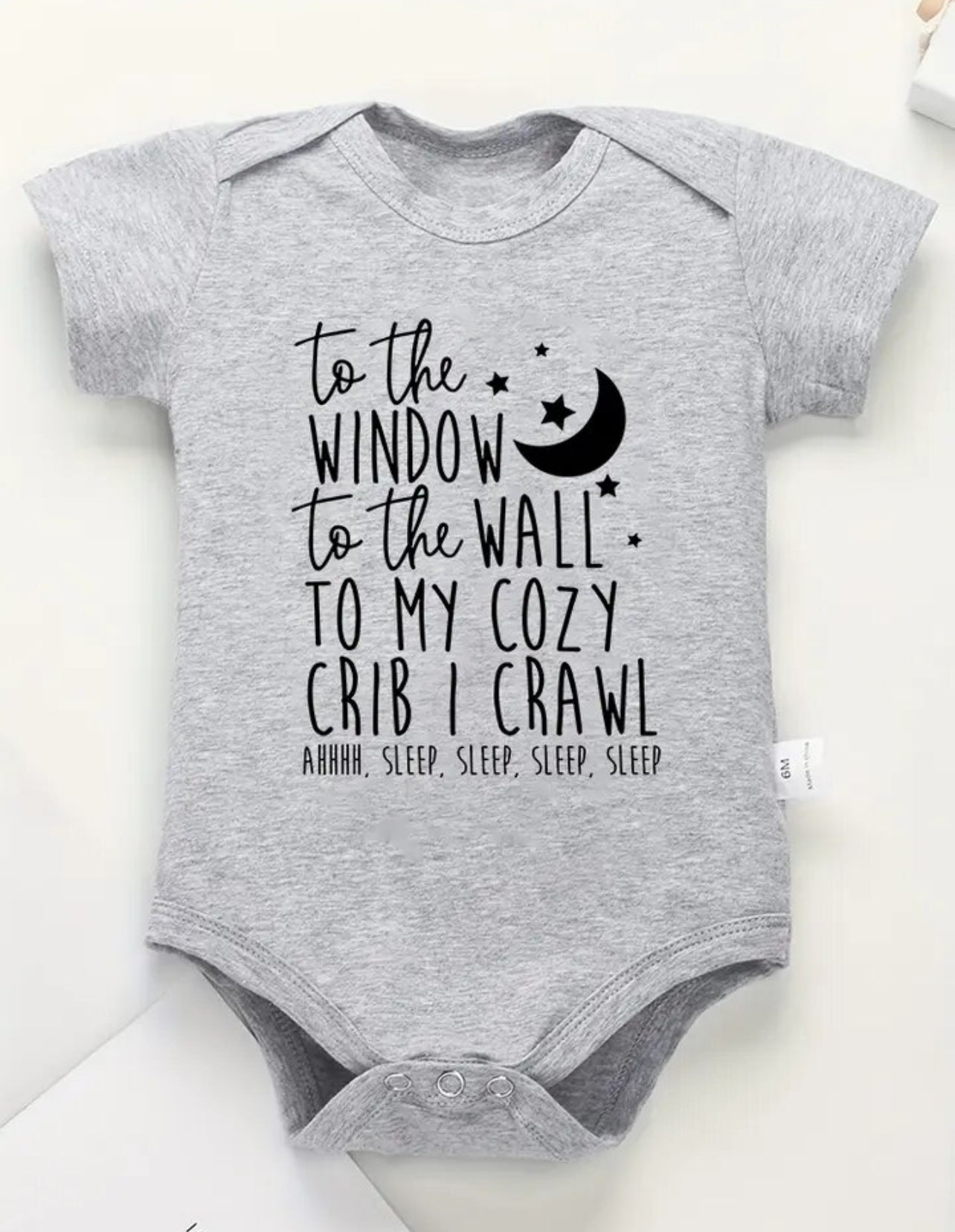 “To the Window To The Wall” Gender Neutral Onesie