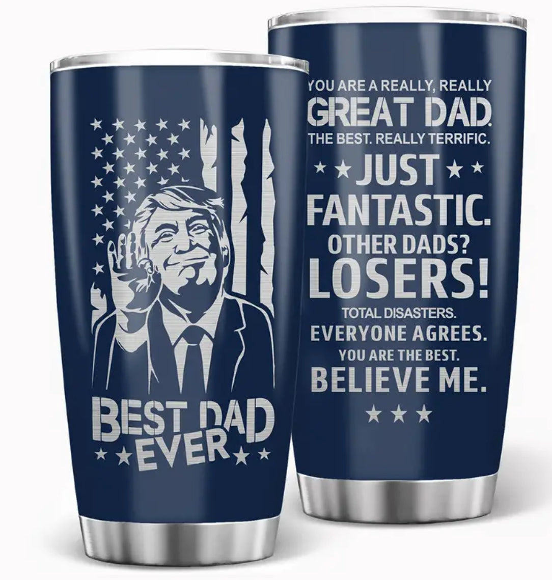 1pc, Gifts For Dad, -20 oz Black Engraved Tumbler is the Perfect Gift