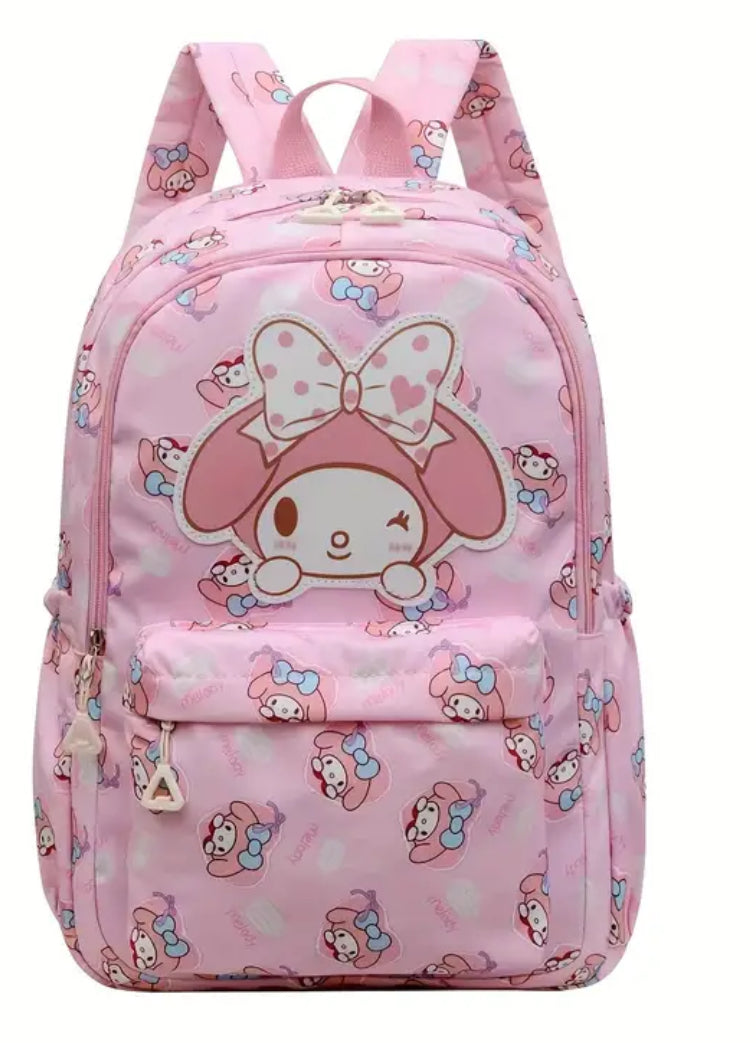 Sanrio Backpack With Adjustable Straps, Lightweight And Casual