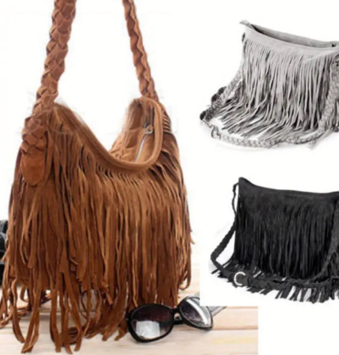 Çanta supe “Tassel Suede”, çantë e bukur