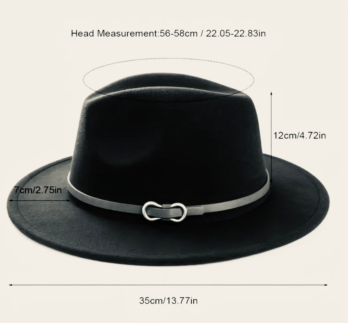 Jazzy, Stylish Solid Color Fedora Hats