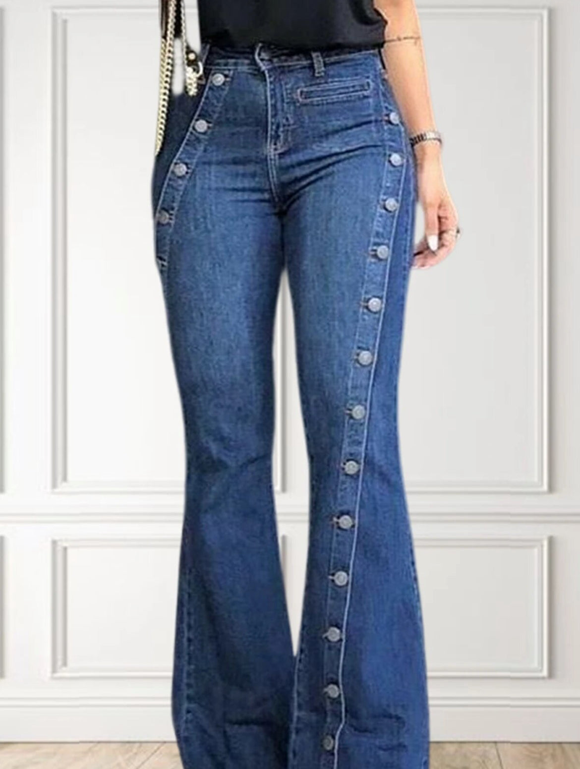 European American Doll Bell Bottom Jeans, Posh 💋 Mommies Collection, S-4XL
