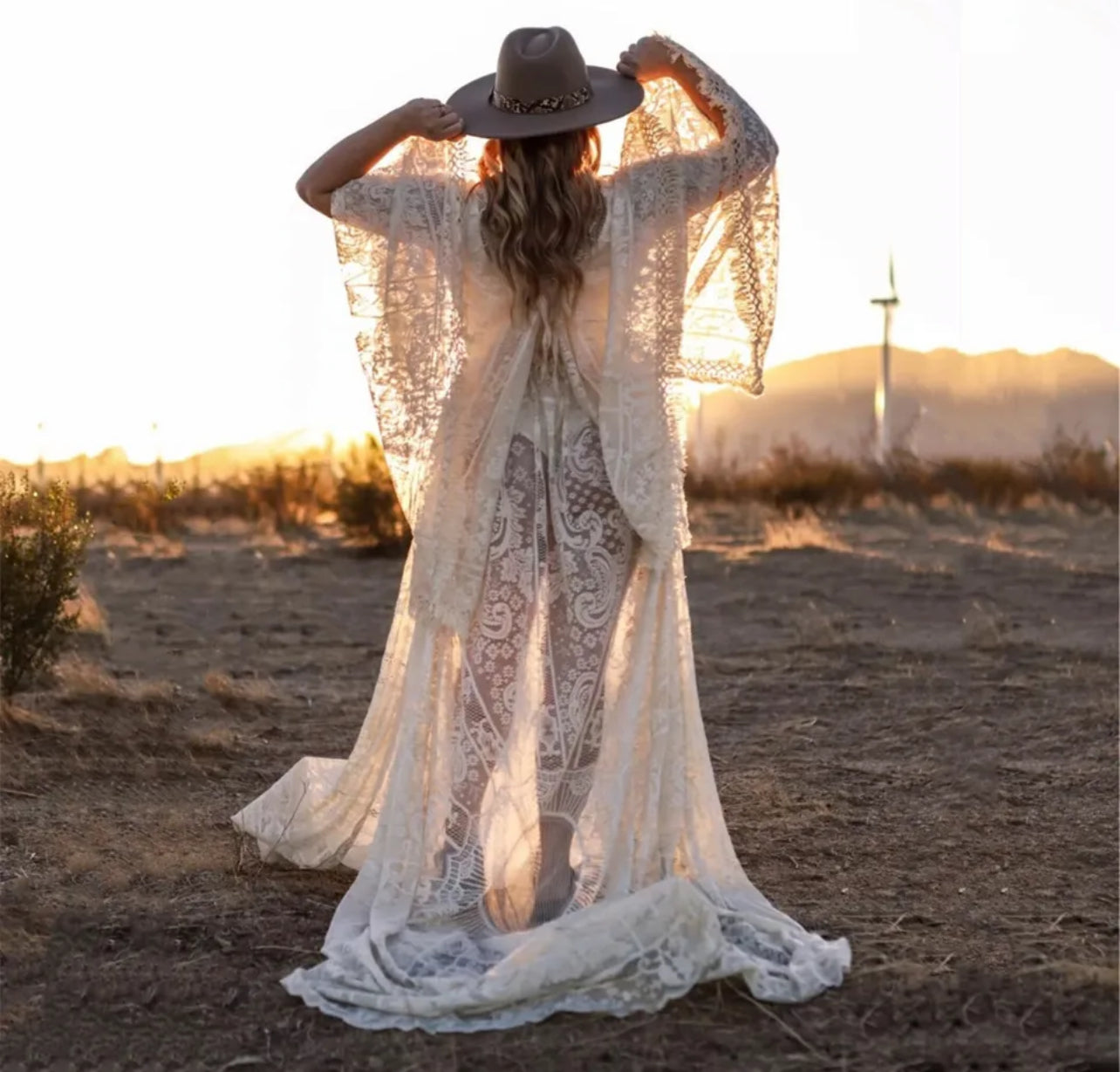 Fotografía de maternidad “Boho Tulle &amp; Lace”