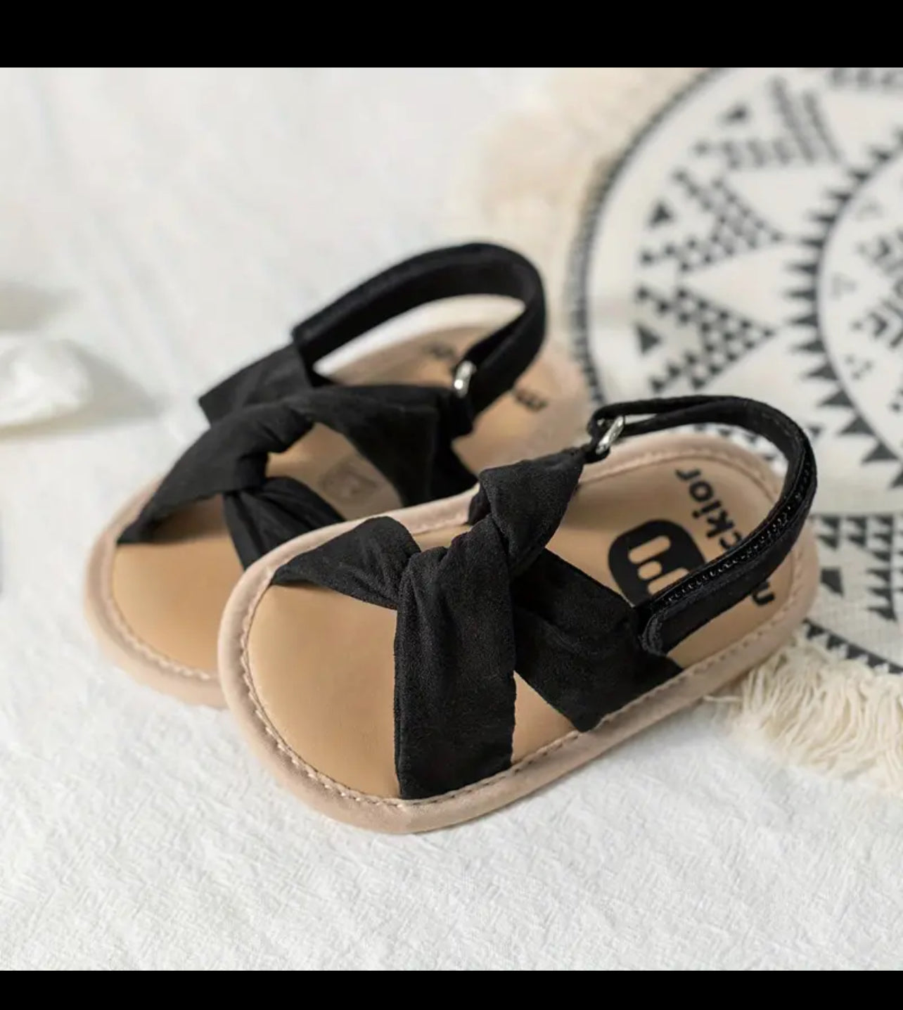 Chic, Casual Solid Color Open Toe Sandals For Baby Girls, Breathable Lightweight, Glam ✨ Baby Collection